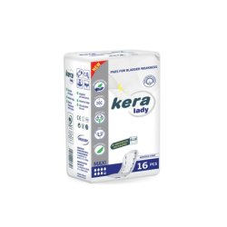 Kera Extra Strong Incontinence Pads For Women - Maxi Absorbent Hygiene Pads For Medium To Heavy Bladder Weakness - 16