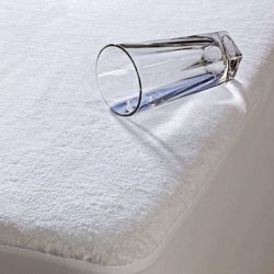 Oem Cotton Linen Waterproof Mattress Protector Single 70cm X 140cm