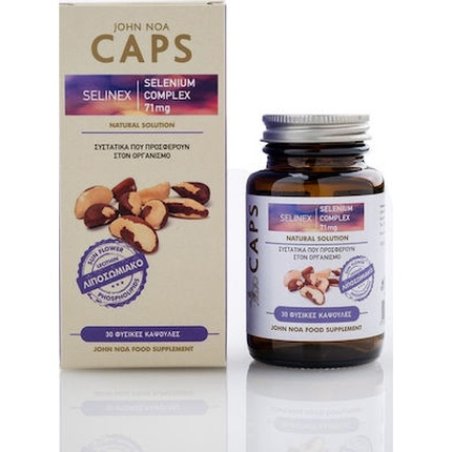 John Noa Caps Selinex Dietary Supplement With Selenium - 30 Capsules