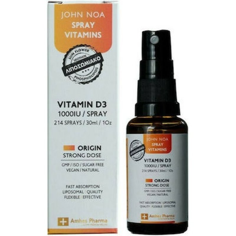 John Noa Origin Spray Vitamin D3 1000 Iu - 30ml