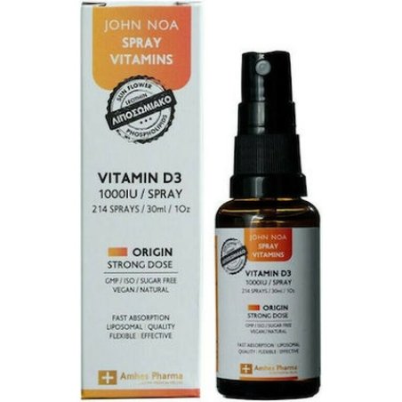 John Noa Origin Spray Vitamin D3 1000 Iu - 30ml