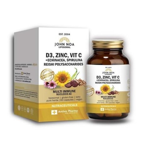 John Noa Liposomal D3, Zinc, Vitamin C 60 Capsules