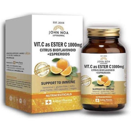 John Noa Liposomal Vitamin C As Ester C 1000mg - 60 Capsules