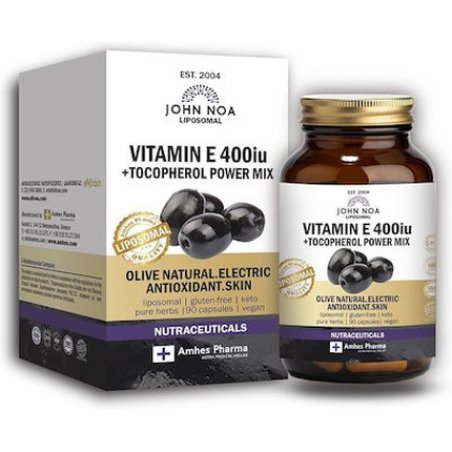 John Noa Vitamin E 400 Iu Tocopherol Power Mix Liposomal - 90 Capsules