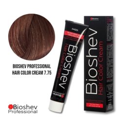 Bioshev Professional Hair Color Cream - 100ml - Light Palisandre 7.75