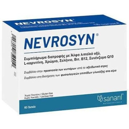 Sanaril Nevrosyn Dietary Supplement For Diabetes - 60 Capsules