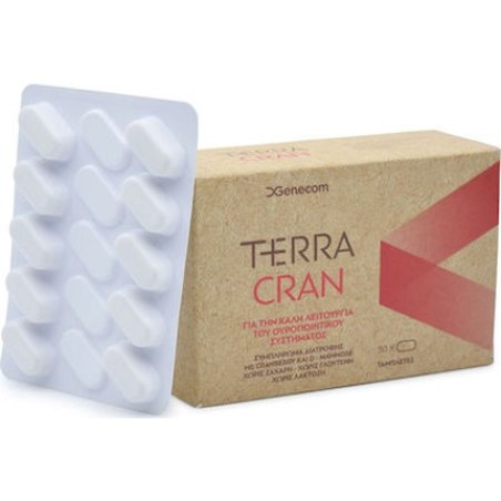 Terra Cran Dietary Supplement For The Good Function Of The Urinary System - 30 Tablets