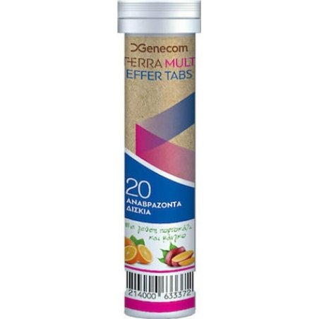 Terra Multi Orange Mango Multivitamins Dietary Supplement - 20 Effervescent Tablets