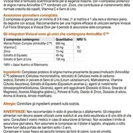 Viviscal Hair Growth Tablets for Men 180 Tablets