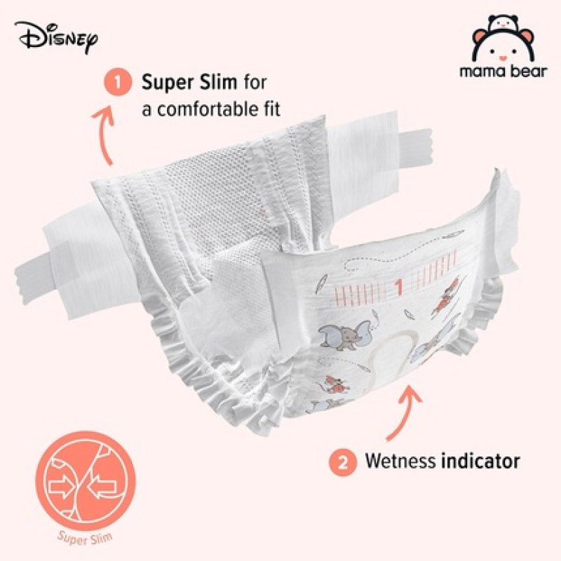 Amazon Brand Mama Bear Disney Ultra Dry Nappies Size 1 2-5 Kg