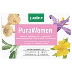 Purasana Purawomen Dietary Supplement 30 Vegi-Caps