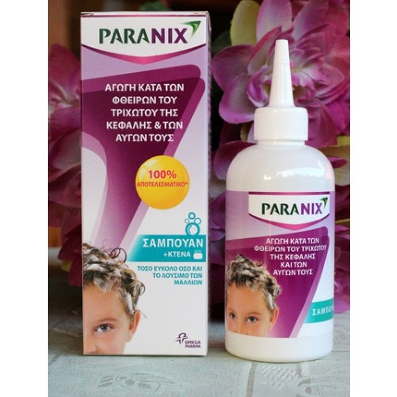 Paranix Lice Remover Shampoo 200ml with Comb