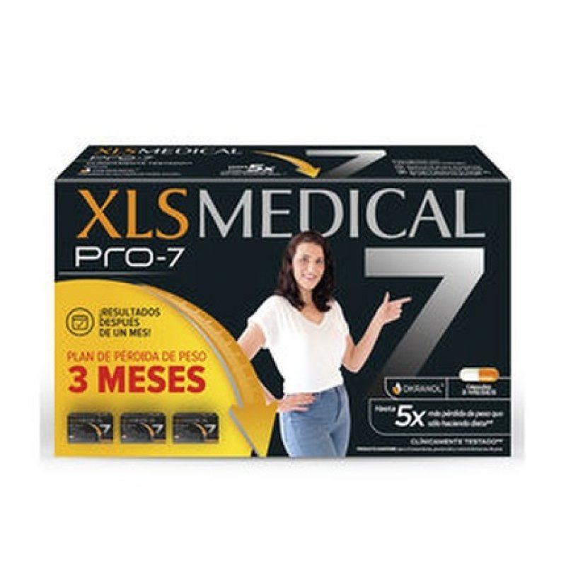 Xls Medical Pro-7 Fat Captagras Pack 540 Capsules - Xls Medical