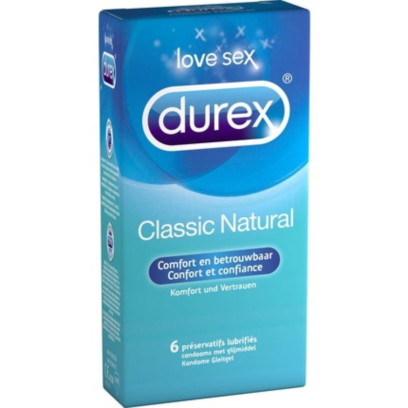 Durex Standard Condoms - 6 Pcs