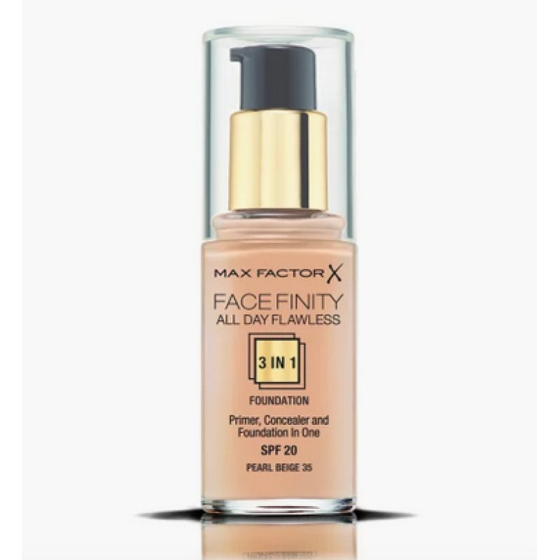 Max Factor Facefinity All Day Flawless 3 In 1 Bouteille Liquide 35 Pearl Beige