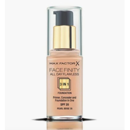 Max Factor Facefinity All Day Flawless 3 In 1 Bottle liquid 35 Pearl Beige