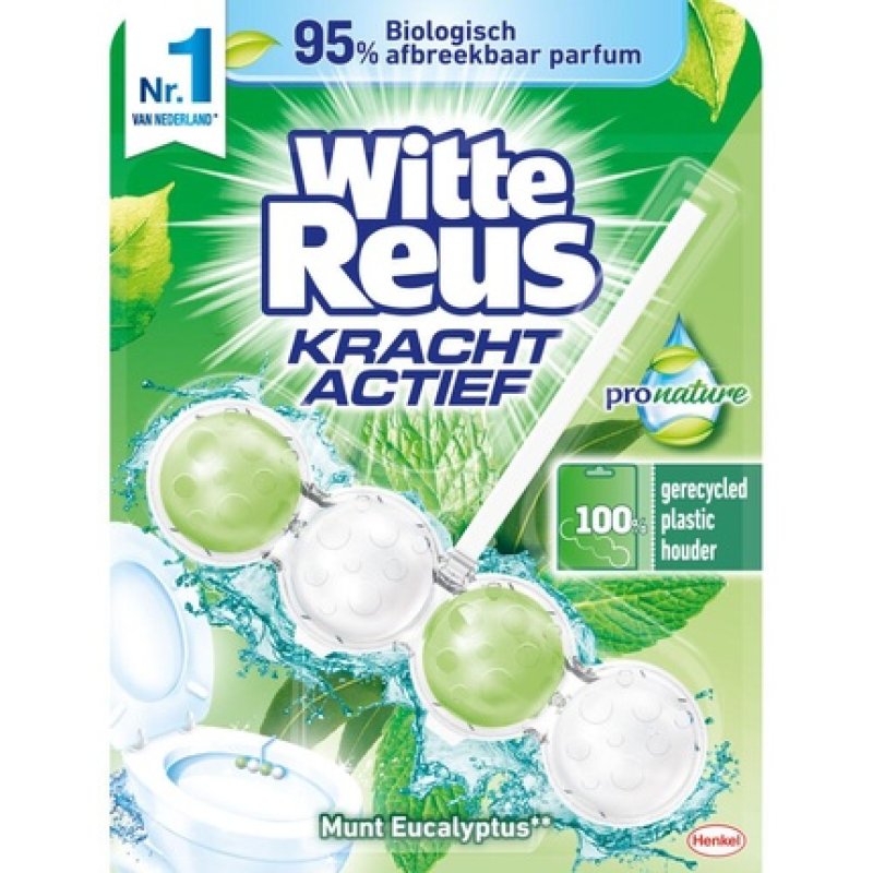 Witte Reus Toilet Block Power Active Pronature Mint Eucalyptus