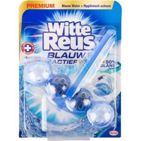 Witte Reus Toilet Block Hygiene Blue Active 51g