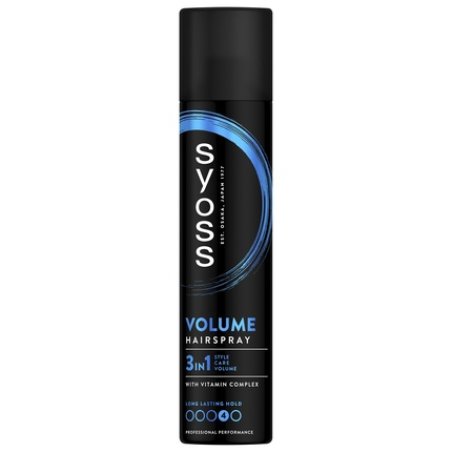 Syoss Hairspray Volume - A Strong Hold Hairspray For Voluminous Hair