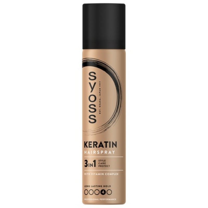 Syoss Mini Hairspray Keratin - Perfect Hold For Your Hair