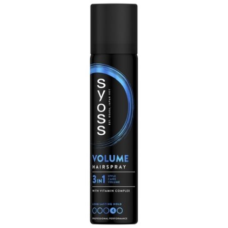 Syoss Mini Hairspray Volume - Perfect For Adding Volume To Your Hair