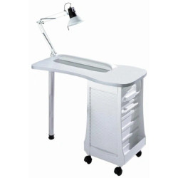 Sibel 7310600 Manicure Table With Storage Column