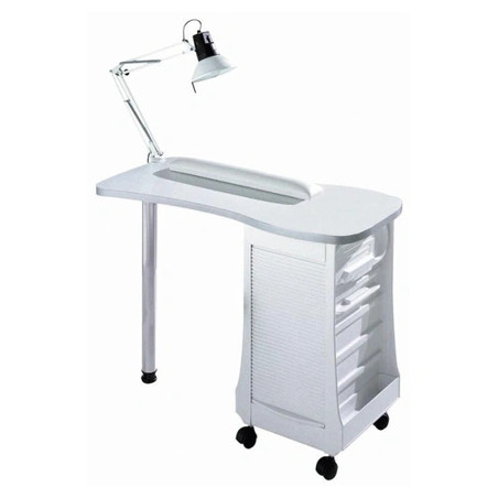 Sibel 7310600 Manicure Table With Storage Column