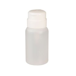 Sibel White Bottle With Pump For Nail Polish Remover