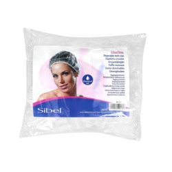 SIBEL Disposable Foil Cap White 100 Pieces