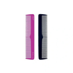 Sibel Duoline Acetate Comb Pink 19 Cm