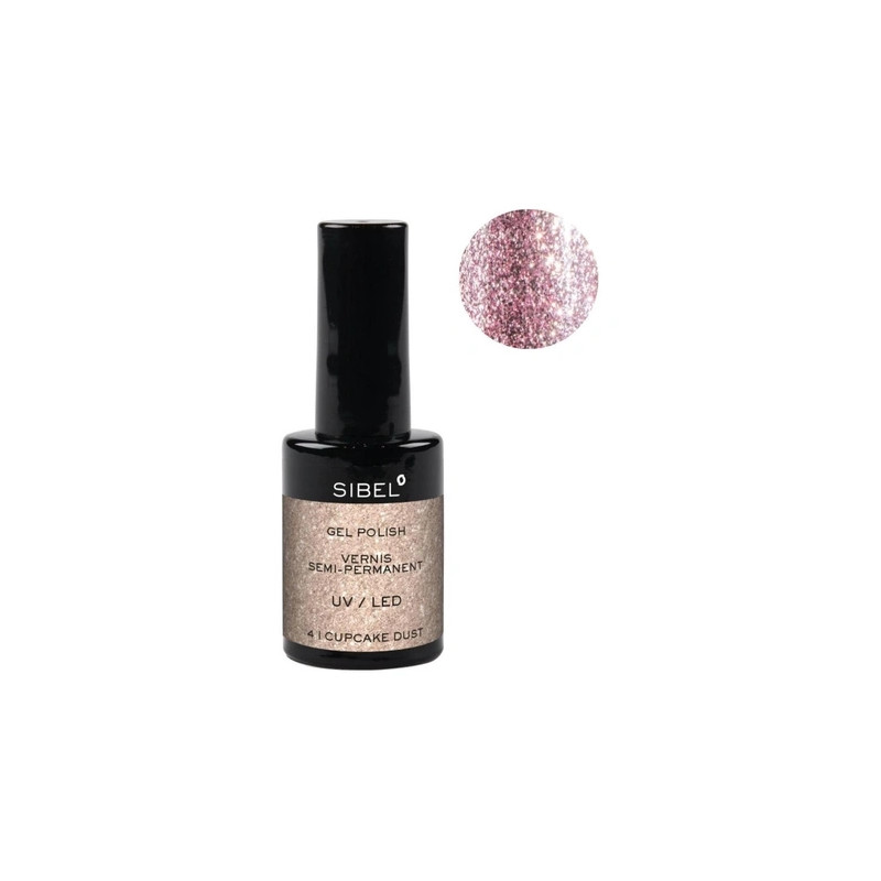 Sibel Gel Nail Polish Color 4 Cupcake Dust - 14 Milliliters