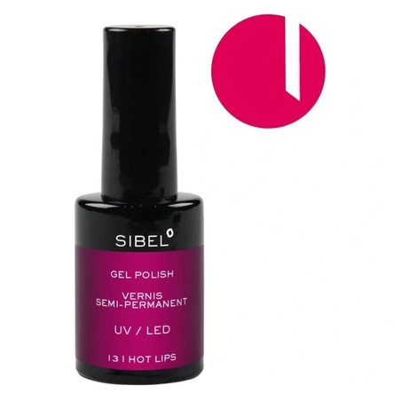 Sibel Gel Nail Polish Color 13 Hot Lips - 14 Milliliters