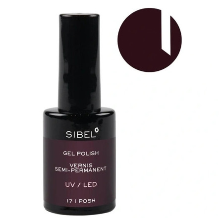Sibel Gel Nail Polish Color 17 Posh - 14 Milliliters
