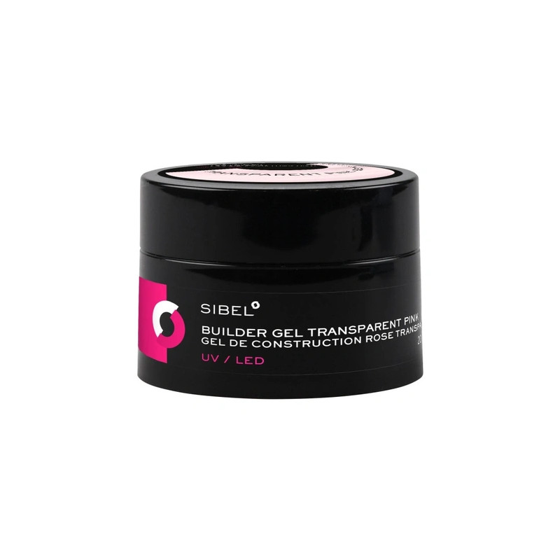 Sibel Transparent Pink Construction Gel 20ml