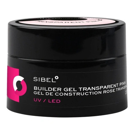 Sibel Transparent Pink Construction Gel 20ml