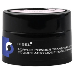 Sibel Transparent Pink Acrylic Powder 20g