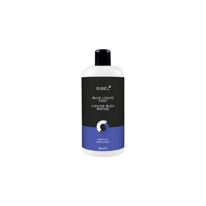 Sibel Fast Blue Acrylic Resin 500ml - Ideal For Beauty Care