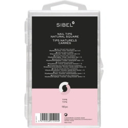 Sibel Distribution Box - Natural Nail Tips - 10