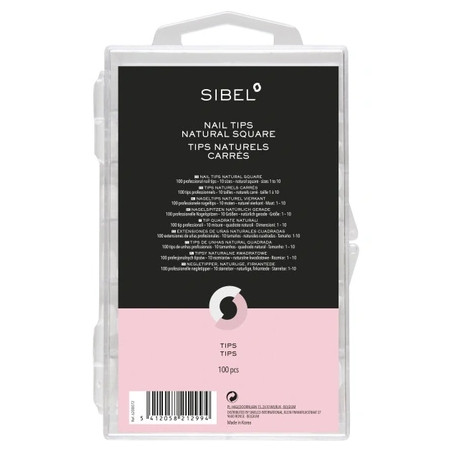 Sibel Distribution Box - Natural Nail Tips - 10
