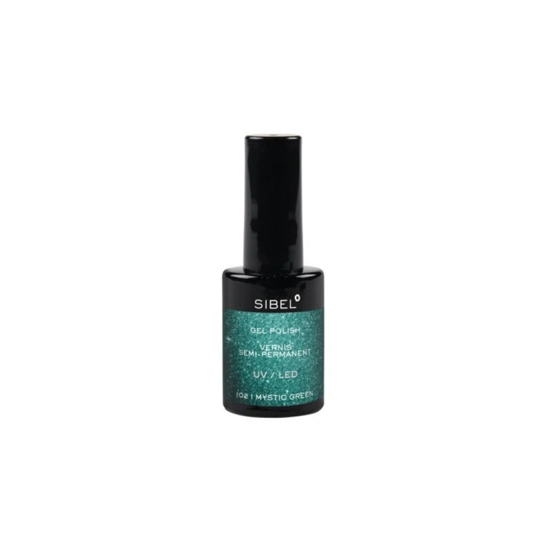 Sibel Gel Nail Polish Color 102 Mystic Green 14ml
