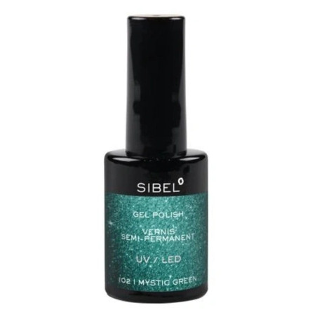 Sibel Gel Nail Polish Color 102 Mystic Green 14ml