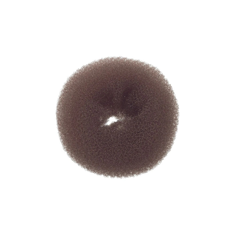 Sibel Bun Ring Nylon 10cm Brown