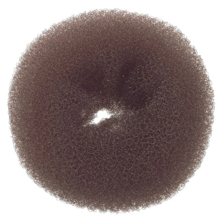 Sibel Bun Ring Nylon 10cm Brown