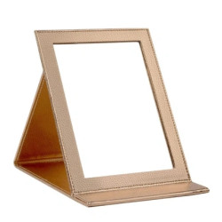 Sibel Easel Mirror In Champagne Gold