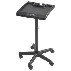 Sibel Service Tray Hairdressing Trolley Black