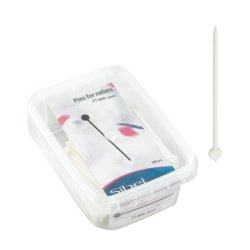 Plastic Needles 200 Pcs White