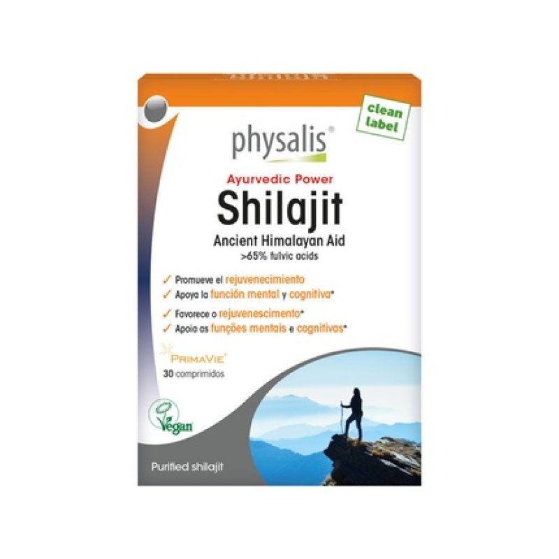 Physalis Shilajit Vegan 30 Tablets - Dietary Supplement