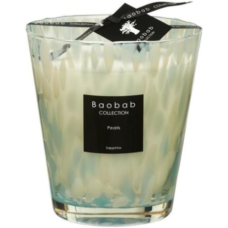 Baobab Max 16 Pearls Sapphire Candle 16cm