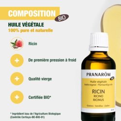 Pranarôm Organic Avocado Vegetable Oils 50ml