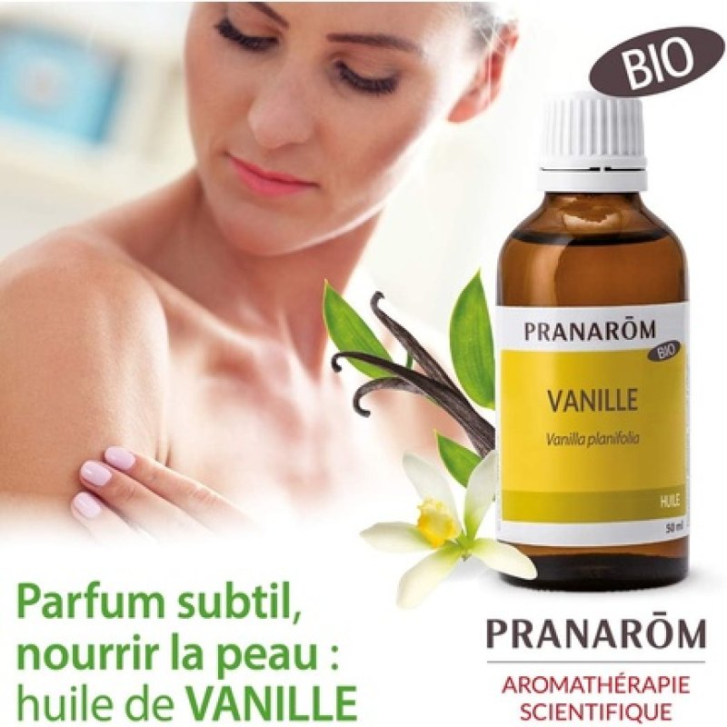 Pranarom Organic Vanilla Oil 50ml